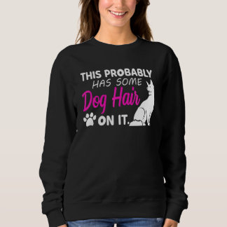 Sweatshirt Chien Drôle Mignonne Chien Chien Chien Pour Femmes