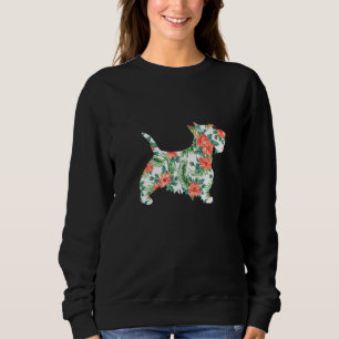 Sweatshirt Chien écossais de Terrier Aloha Hawaiian