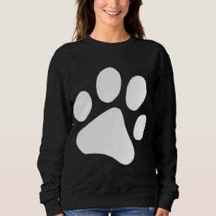 Sweatshirt Chien Empreinte de patte Chien Imprimer Chien Prop