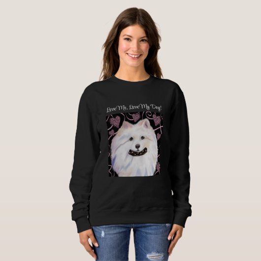 Sweatshirt Chien Esquimau Américain (Devant entier)
