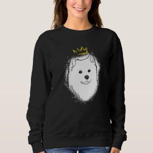 Sweatshirt Chien esquimau américain avec couronne