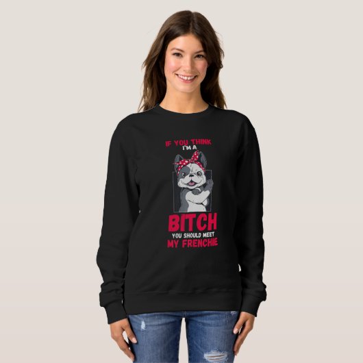 Sweatshirt Chien français (Devant entier)