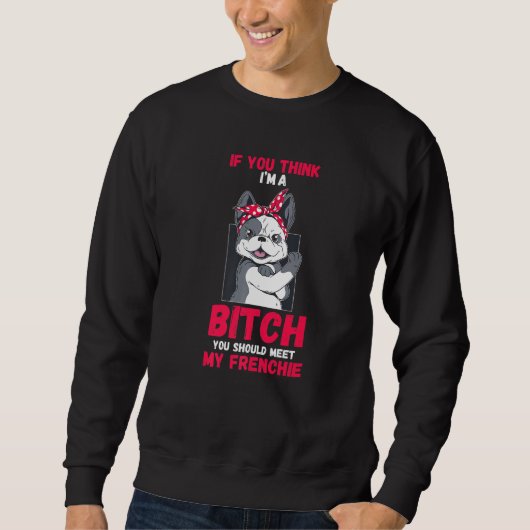 Sweatshirt Chien français (Devant)