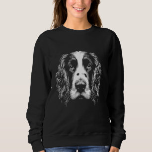 Sweatshirt Chien - Français Springer Spaniel Papa Maman