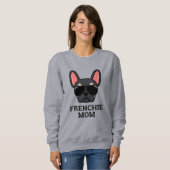 Sweatshirt Chien Français Tan Noir Chien Français Fréchie Chi (Devant entier)