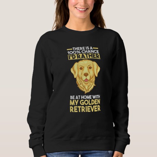 Sweatshirt Chien Golden Retriever (Devant)