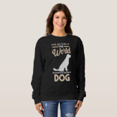 Sweatshirt Chien Golden Retriever Labrador (Devant entier)