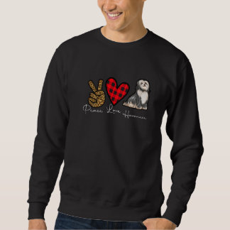 Sweatshirt Chien havanais mignon oreilles levées chiot