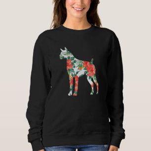 Sweatshirt Chien hawaïen de Boxer Aloha