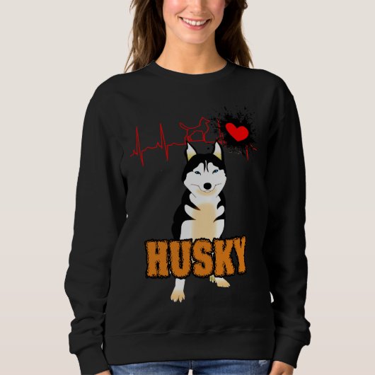 Sweatshirt Chien Husky (Devant)