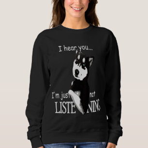 Sweatshirt Chien Husky Chien Husky Chien Sibérien