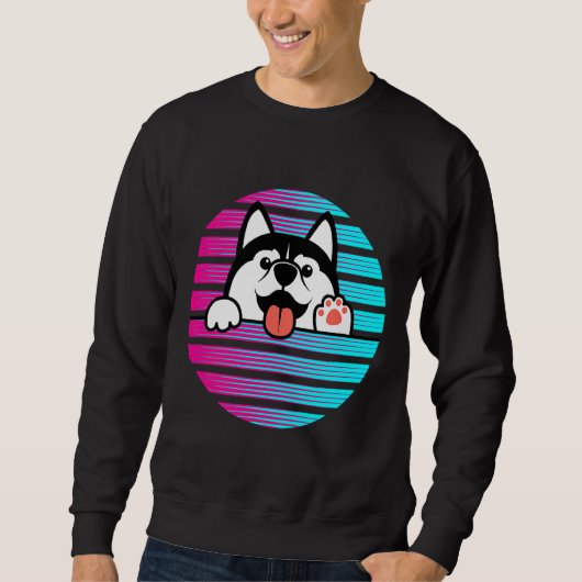 Sweatshirt Chien Husky Husky (Devant)