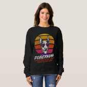 Sweatshirt Chien le plus frais Dobermann (Devant entier)