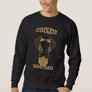 Sweatshirt Chien le plus frais Papa I Mastiff Papa I Mastiff