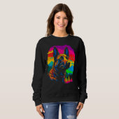 Sweatshirt Chien Malinois Belge Forêt (Devant entier)