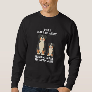 Sweatshirt Chien Maman Vêtements Chiens Me Rendre Heureux Hum