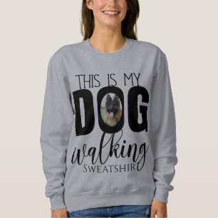 Sweatshirt Chien Marcher Photo personnalisée