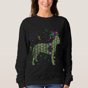 Sweatshirt Chien Mardi Gras Tenue Pitbull Puppy Lover Hommes
