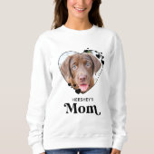 Sweatshirt Chien MOM Personalized Heart Amoureux des chiens P (Devant)