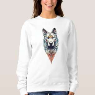 Sweatshirt Chien ornemental