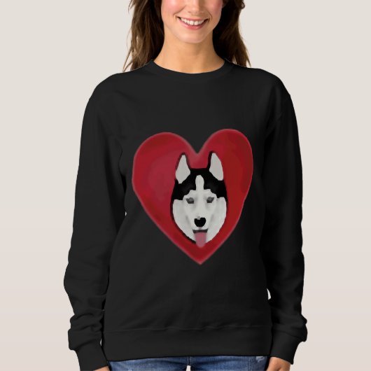 Sweatshirt Chien P Husky Sibérien (Devant)
