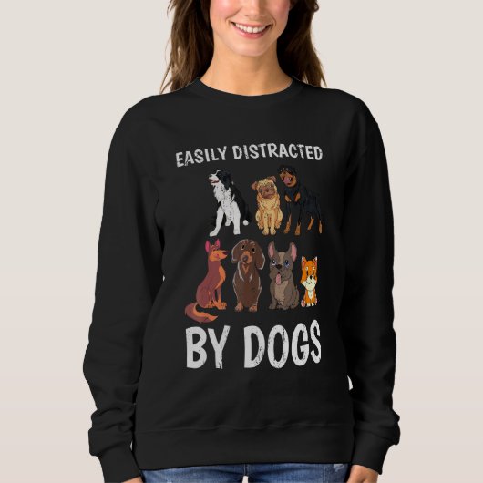 Sweatshirt Chien Parent Propriétaire Animaux Chiens Mignons C (Devant)