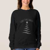 Sweatshirt Chien Paw Christmas Tree | Fer Noël (Devant)
