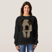Sweatshirt Chien Pitbull 27 (Devant entier)