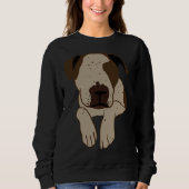 Sweatshirt Chien Pitbull 27 (Devant)