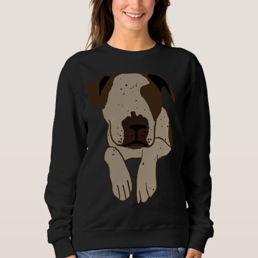 Sweatshirt Chien Pitbull 27 (Devant)