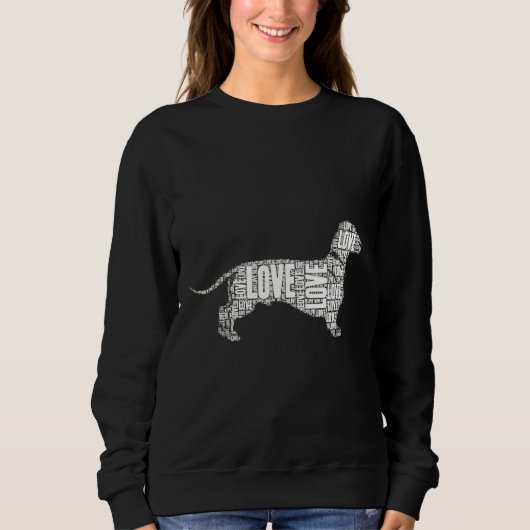 Sweatshirt Chien propriétaire de Dachshund Chien (Devant)