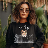 Sweatshirt Chien qui regarde Customisable