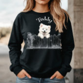 Sweatshirt Chien qui regarde Personnalisable