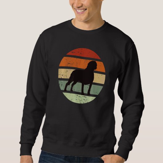 Sweatshirt Chien Rottweiler Rétro 2 (Devant)