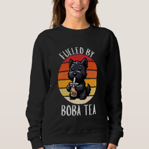 Sweatshirt Chien Terrier écossais vintage Alimenté Par Boba T