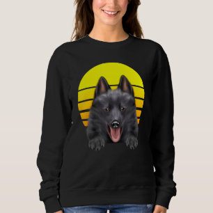 Sweatshirt Chien vintage de Sunset Schipperke