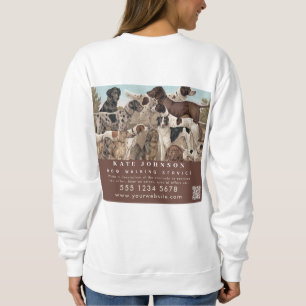 Sweatshirt Chien Walker Animaux assis Soin animal professionn