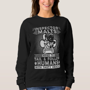 Sweatshirt Chien Walker Inspecteur Malts, Chérif Entraîneur d