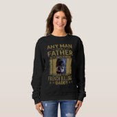 Sweatshirt Chiens 365 Chiens Français Chien Chien Papa Papa P (Devant entier)