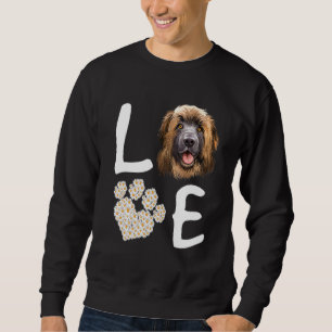 Sweatshirt Chiens 365 Love Leonberger Chien Paw Secourt anima