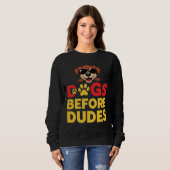 Sweatshirt Chiens avant les mecs (Devant entier)