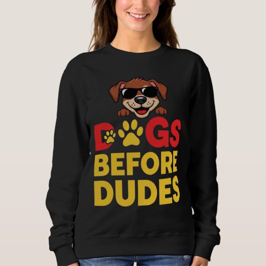 Sweatshirt Chiens avant les mecs (Devant)