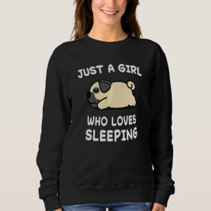 Sweatshirt Chiens Chiens Carlin Nap Dormir dormir Pyjama Paja