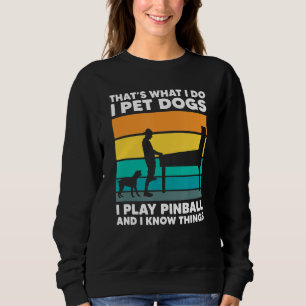 Sweatshirt Chiens d'animaux de compagnie Jouer à la machine à