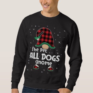 Sweatshirt Chiens de compagnie Gnome Buffalo Plaid Correspond