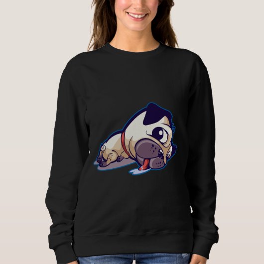 Sweatshirt Chiens Designs Chien Amateurs de Carlin Cadeau cla (Devant)