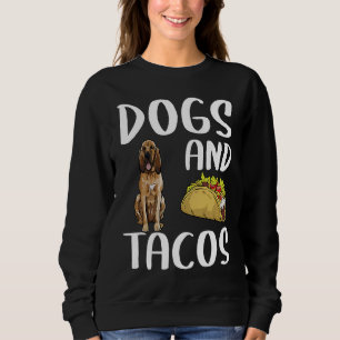 Sweatshirt Chiens Et Tacos Bloodhound Nourriture Mexicaine