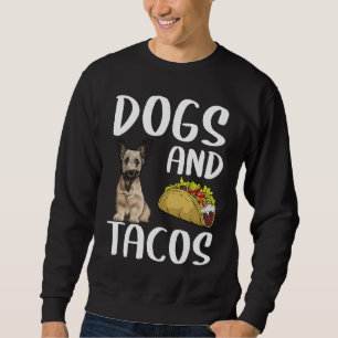Sweatshirt Chiens Et Tacos Skye Terrier Nourriture Mexicaine