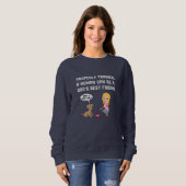 Sweatshirt Chiens meilleur ami (Devant entier)