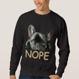 Sweatshirt Chiffre de taureau français Cadeaux Frenchie Nop